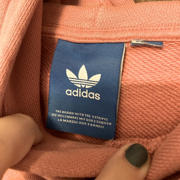 Vintage Cropped Adidas Hoodie - Picture 3 of 4